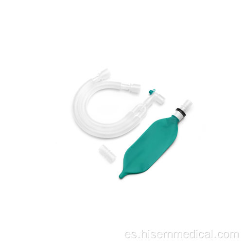 Circuito respiratorio plegable extensible de un solo uso para adultos